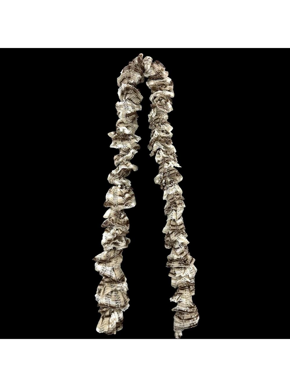 Earthy‎ Ruffle Boa Spaghetti Scarf - Picture 2 of 4